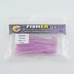 Виброхвост FISHER BAITS Killer 99мм цвет 13 (уп. 5шт)