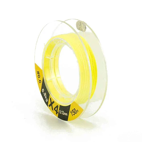 Шнур Caiman Force Line 150м 0,12мм #0.6 жёлтый