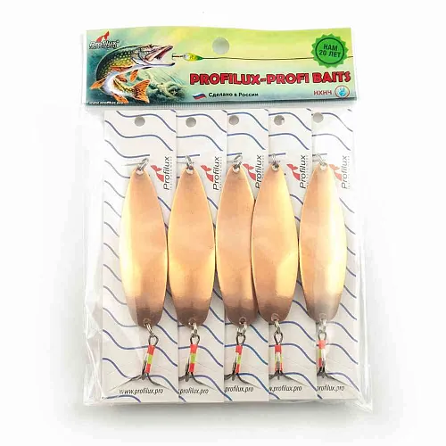 Блесна колеблющаяся Profilux Кобра 23гр цв. 03 медь (5 шт в упак.)