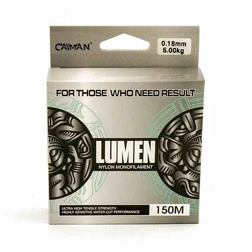 Леска Caiman Lumen 150м 0,18 мм прозрачная
