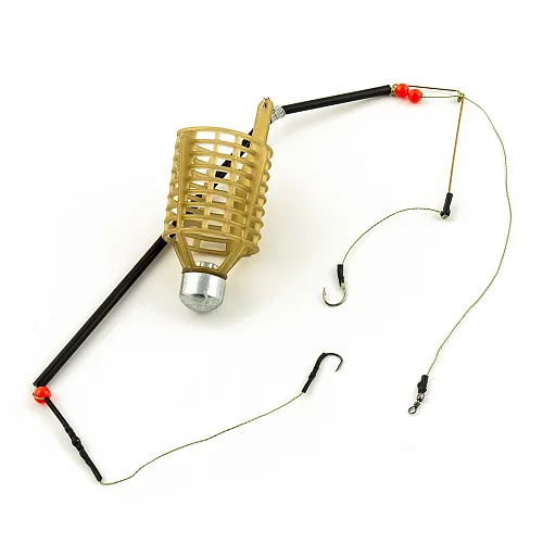 Монтаж Palomino c кормушкой Bullet с антизакручивателем PL6171-B 30g 2 крючка