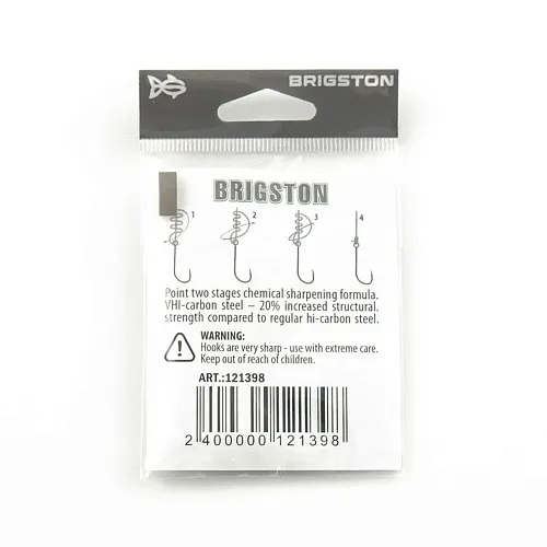 Крючок Brigston Cat Fish BN № 2/0 ( уп. 2 шт.)