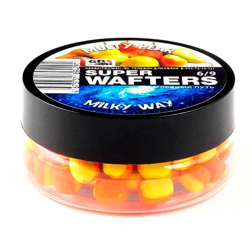Бойлы нейтральной плавучести (Wafters) GBS Мульти груша - Milky Way 6х9мм