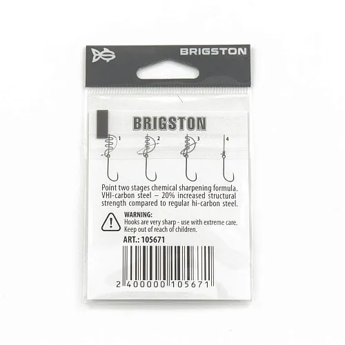 Крючок Brigston Maruseigo - 1 BH BN № 7 ( уп. 10 шт.)