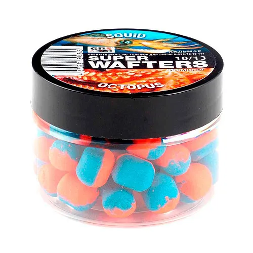 Бойлы нейтральной плавучести (Wafters) GBS Кальмар-Осьминог 10х13мм