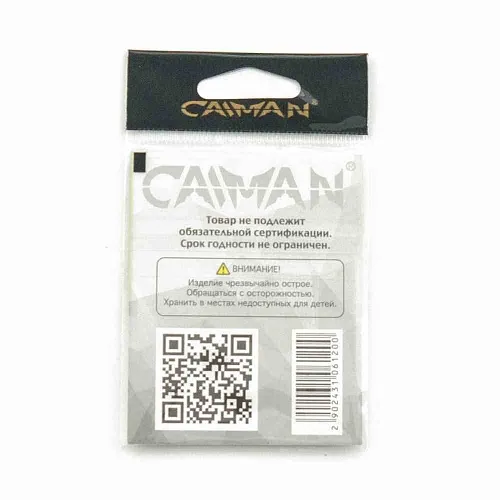 Крючки Caiman Chod Ring Carp Teflon №12