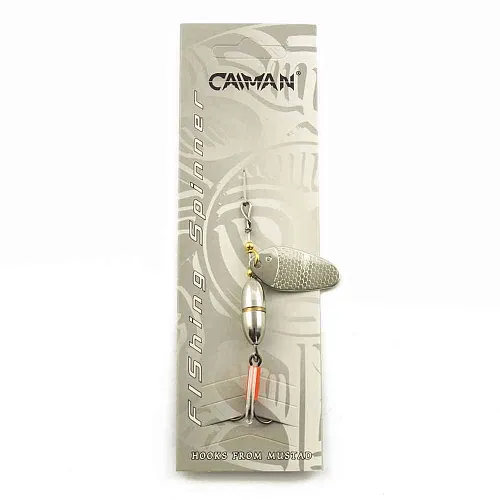 Блесна вращающаяся Caiman Oval core 10гр #4 цвет CA02 (5шт в упак.)