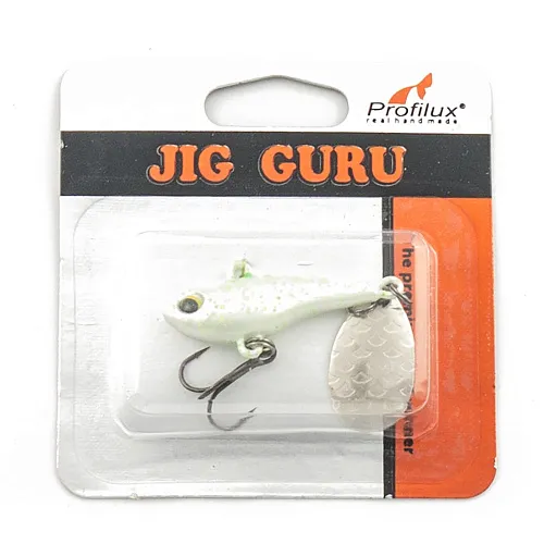 Джиг-блесна Profilux Тэйл-Спиннер 18гр цв. 312 (белый перламутр)