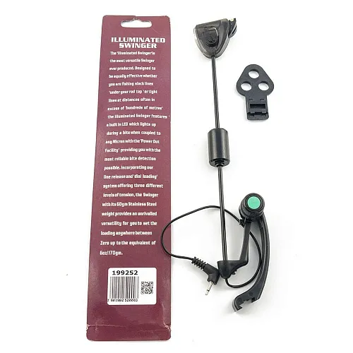 Свингер Caiman 199252 чёрный с зелёной подсветкой в блистере 