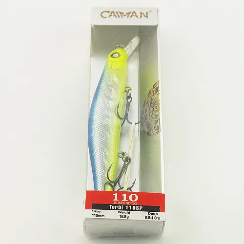 Воблер Caiman Torbi 110SP 16,5g 0,8-1м цвет СМ09