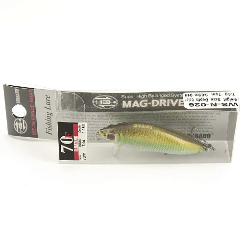 Воблер Sharado 7,4g 70F 0-0,5m WS-N-026 color 01 