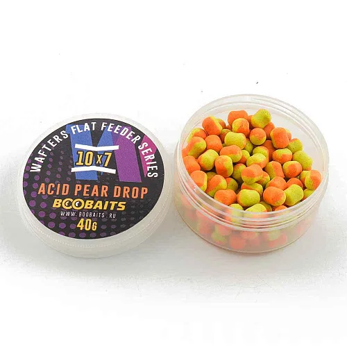 Бойлы BOO Baits Wafters 10x7мм Кислая груша 40гр банка