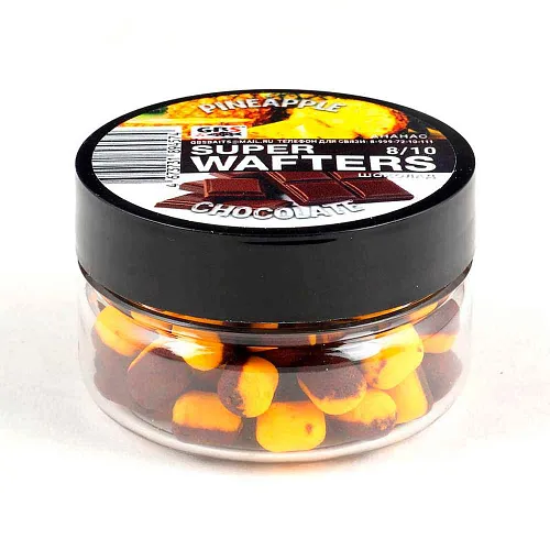 Бойлы нейтральной плавучести (Wafters) GBS Ананас шоколад 8х10мм