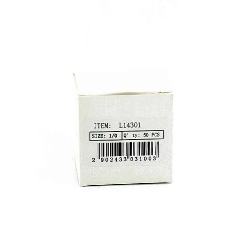 Крючки двойники Caiman Salmon Double up eye hook №1/0 (50 шт в упак) 14301