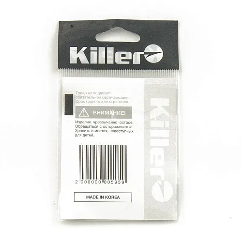 Крючок офсетный Killer Wide range worm № 2/0