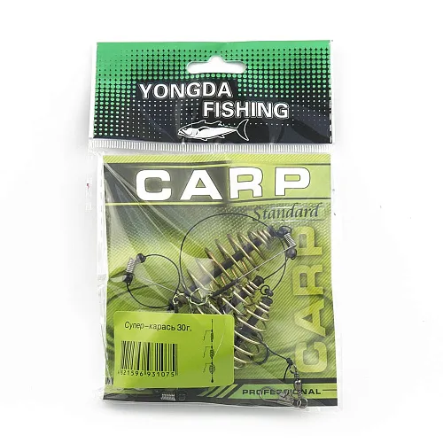 Монтаж "Супер карась" Palomino XYD-119 30g крючок №8 (10 шт в упак)