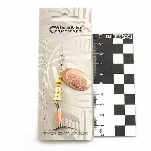Блесна вращающаяся Caiman Round Classic 8гр #3 цвет CA01 (5шт в упак.)