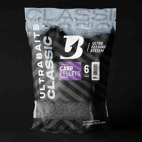 Пеллетс UltraBaits карповый классический 6 мм 1 кг