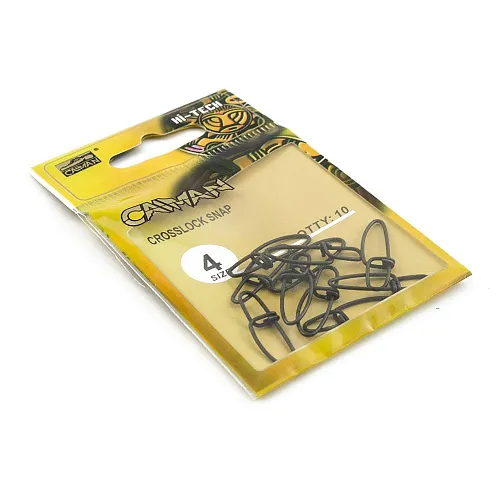 Застёжка Caiman 216033 Black mat #4 10шт/уп 