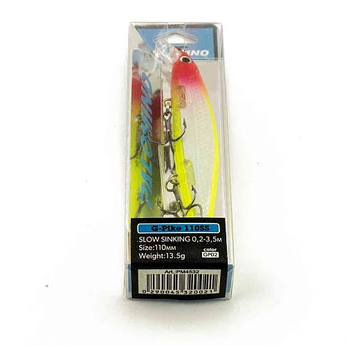 Воблер Palomino G-pike 110SS 13,5гр 0,2-3,5м цвет 2