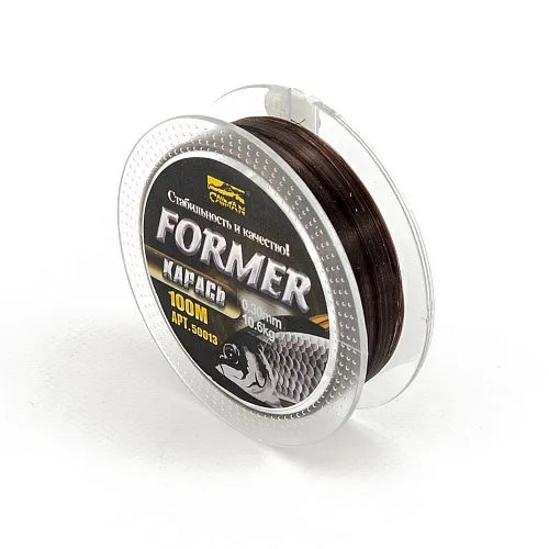 Леска Caiman Former карась 100м 0.30мм коричневая