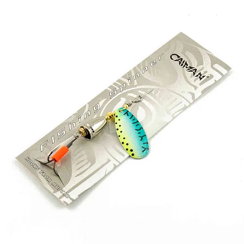 Блесна вращающаяся Caiman Pike killer accoustic 10гр #4 цвет CA71 (5шт в упак.)