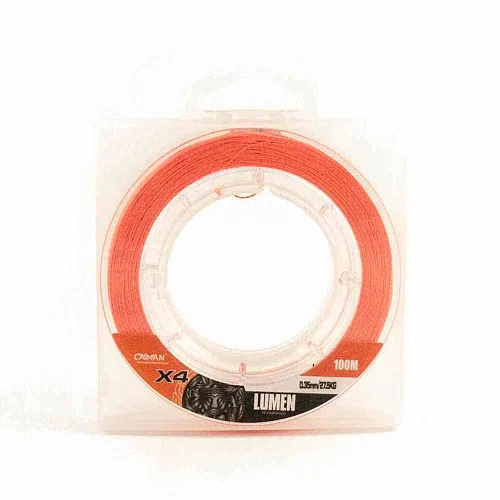 Шнур Caiman Lumen 100м 0,35мм оранжевый