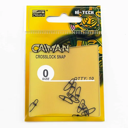 Застёжка Caiman 216029 Black mat #0 10шт/уп 