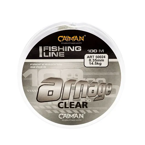Леска Caiman Arnage 100м 0,35мм прозрачная