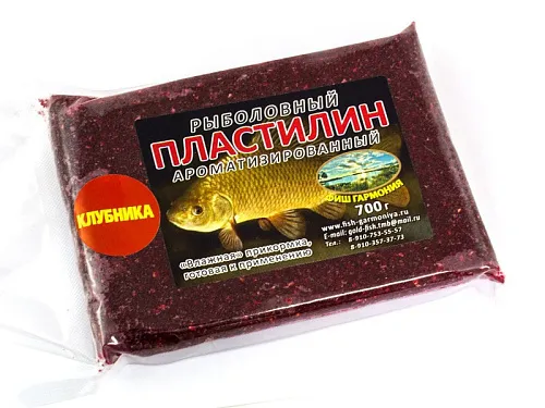 Пластилин рыболовный (14шт. в упак.) клубника