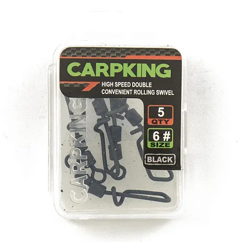 Застежка с двойным вертлюгом Carpking CK9261-06 #6 (5 шт в упак)