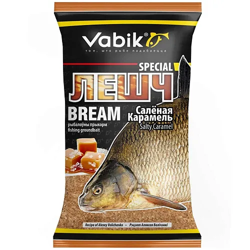 Прикормка Vabik Special 1 кг (в упак. 10 шт.) Лещ соленая карамель