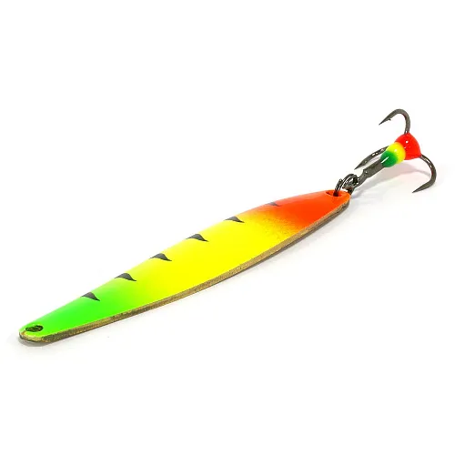 Блесна зимняя Profilux Премиум Судачья 11гр цв. 12 "Регги" горизонтальная