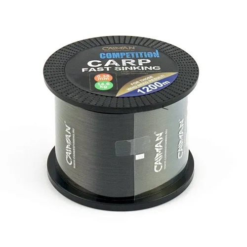 Леска Caiman Competition Carp 1200м черная 0,35мм