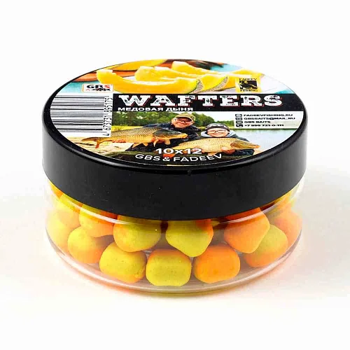 Вафтерсы GBS&Fadeev (wafters) Мед-дыня 10х12мм (+ликвид)