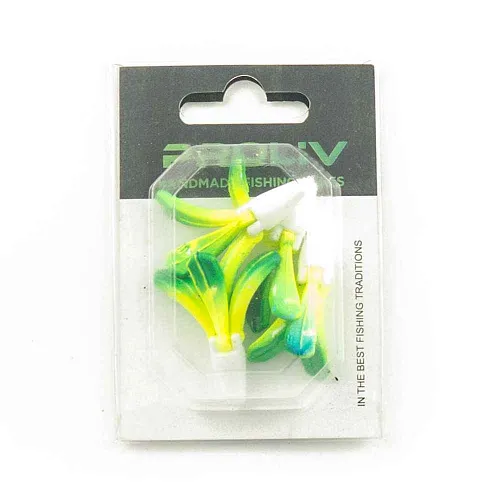 Поплавок зимний Proliv "Ромашка" 3 лепестка 0,7 гр (Желто-зеленый) отгрузка 0,8-1 гр