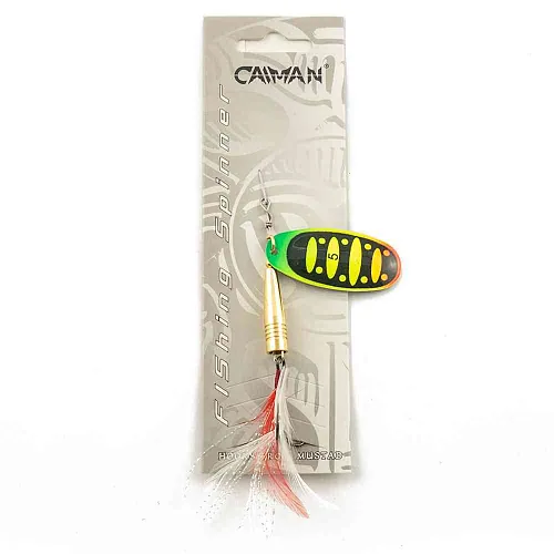 Блесна вращающаяся Caiman Pike killer classic 12гр #5 цвет CA20 (5шт в упак.)