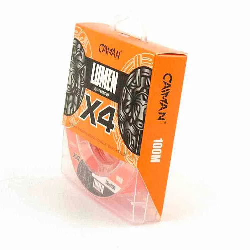 Шнур Caiman Lumen 100м 0,35мм оранжевый