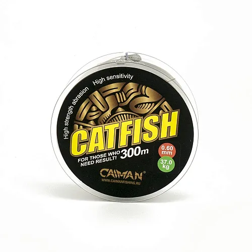 Леска Caiman Catfish 300м 0,60мм тёмно-коричневая (6шт в упак)
