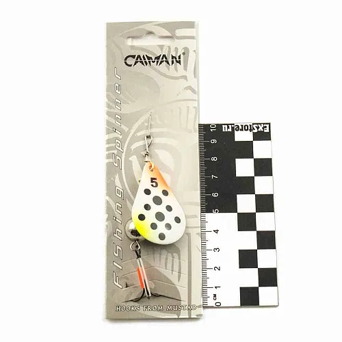 Блесна вращающаяся Caiman Pear 20гр #5 цвет CA98 (5шт в упак.)
