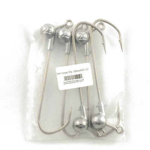 Джиг головка IVVA крючок 12/0 22гр 120 градусов (10 шт. в упак.)