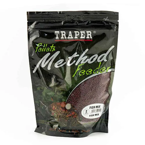 Прикормка Traper 1кг M. Feeder Pellet 2mm Fish Mix 500гр