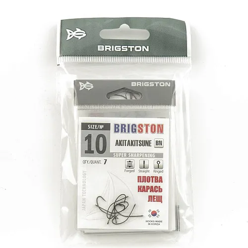 Крючок Brigston Akitakitsune BN №10 (7шт в упак)