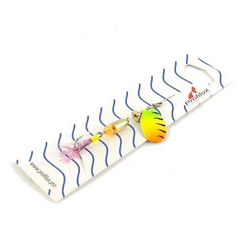 Блесна вращающаяся Profilux Инди 3 5гр цв. 211 Регги горизонтальный (5 шт в упак.)