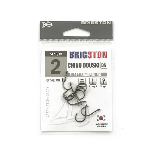 Крючок Brigston Chinu Douski BN № 2 ( уп. 10 шт.)