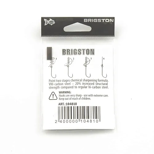 Крючок Brigston Baitholder 2BH №1/0 ( уп. 10 шт.)