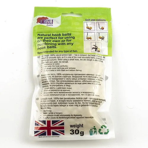 Воздушное пенотесто PUFFI Grizzly baits (Молоко топленое)