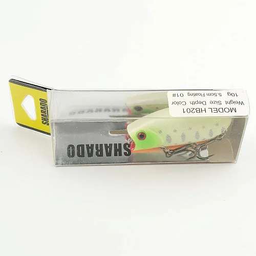 Воблер Sharado 10g 55mm 0m HB-201 color 01