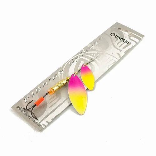 Блесна вращающаяся Caiman Longy Tandem 16гр #4 цвет CA25 (5шт в упак.)