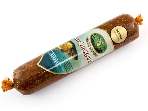 Прикормка колбасная (Паста фидерная) ФИШ ГАРМОНИЯ (ваниль) (28 шт в упак.)